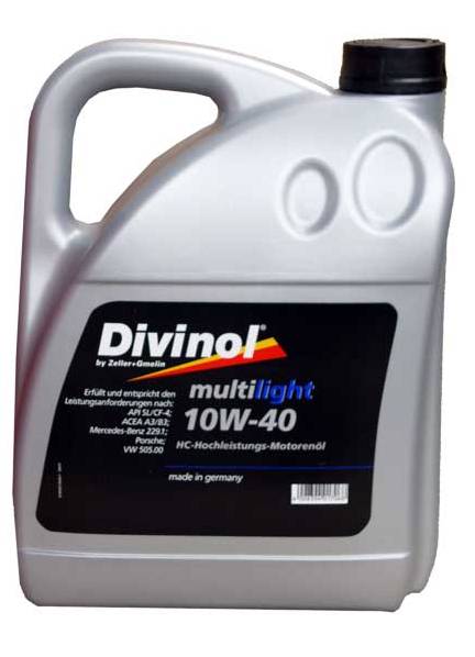 Масла и смазки Моторное масло Multilight 10W-40 полусинтетическое - 20л